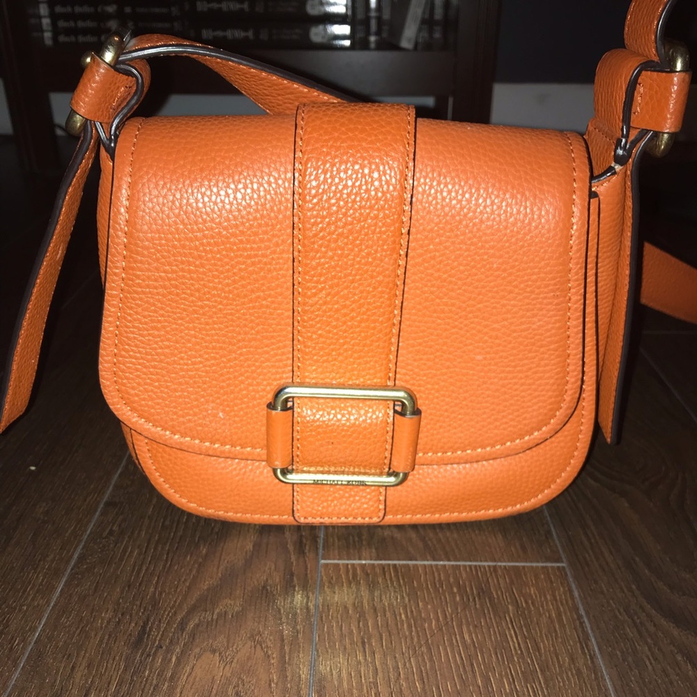 Orange Michael Kors bag